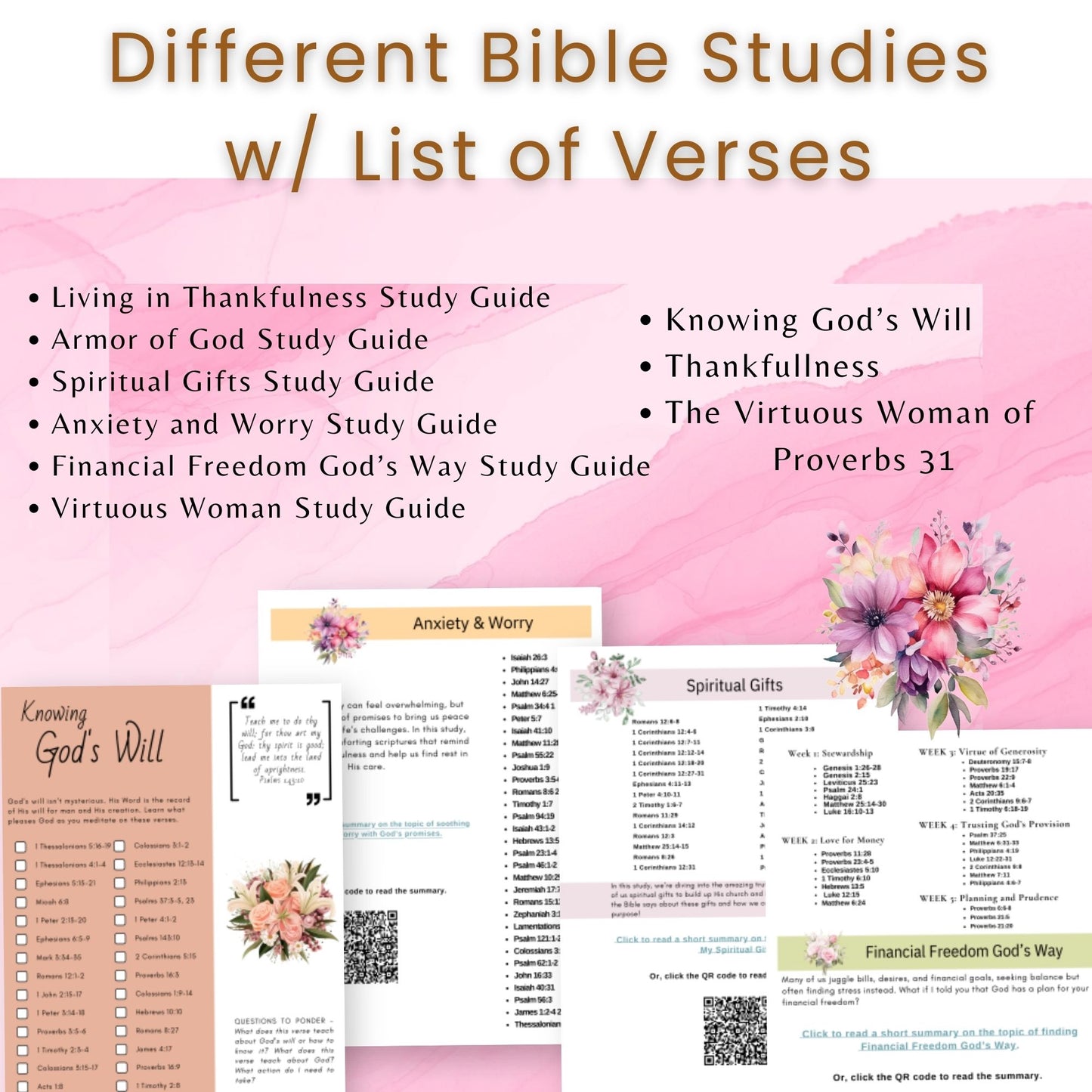 Bible Study Bundle Pack