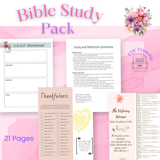 Bible Study Bundle Pack